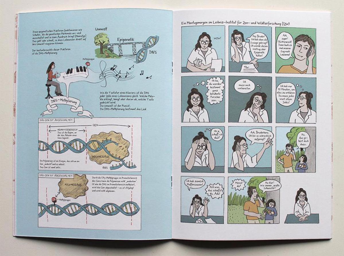 Comicheft: Epigenetik (deutsche Version)