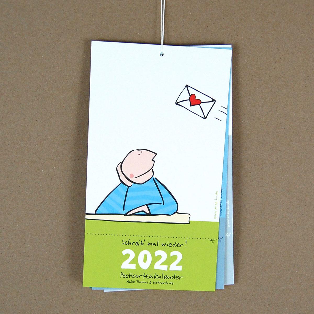 Postkartenkalender: Schreib´mal wieder! 2022