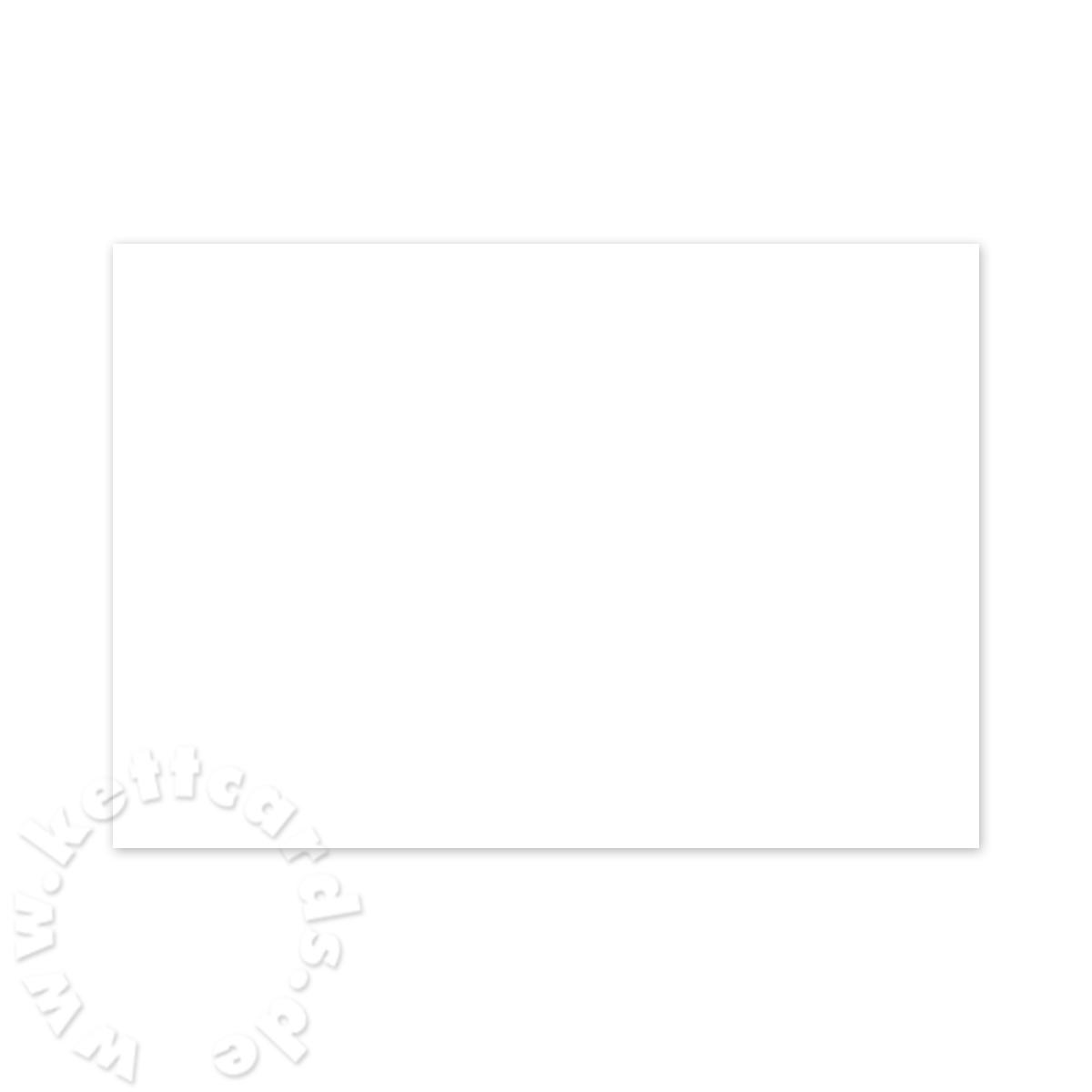 reduzierte hochweiße Blanko-Postkarte DIN A6 (SoporSet 300 g/qm)