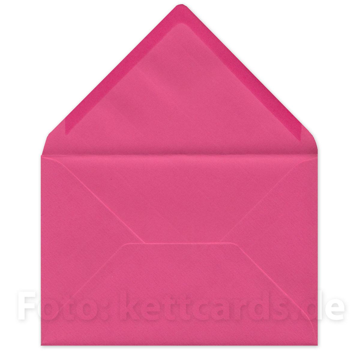 pinker Umschlag, 12 x 17,6 cm  (DIN B6)