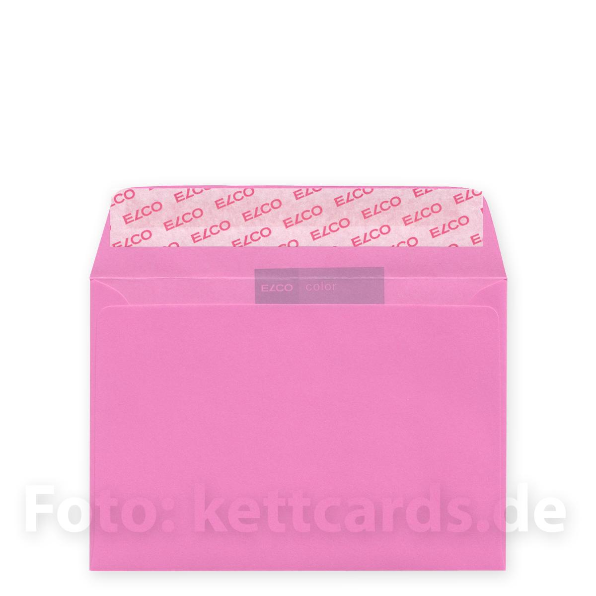 pinker, haftklebender Umschlag, DIN C6