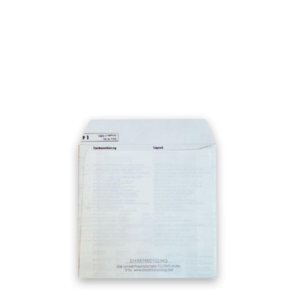 Direktrecycling-CD-Hülle, 12,7 x 12,7 cm