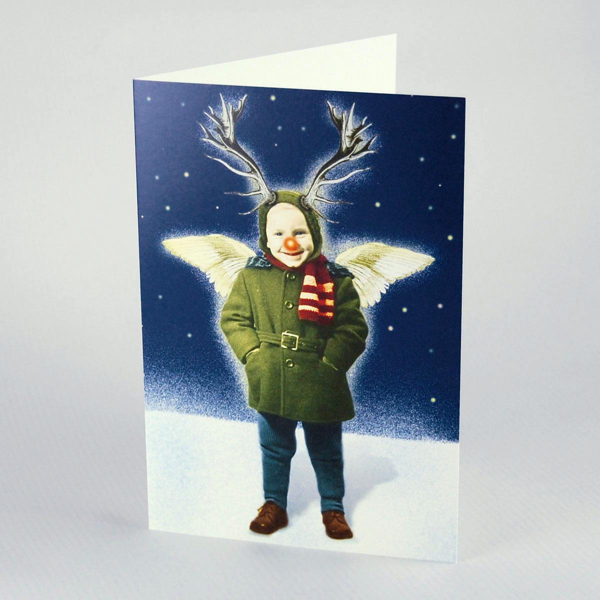 Weihnachtskarte: Rudolfchen
